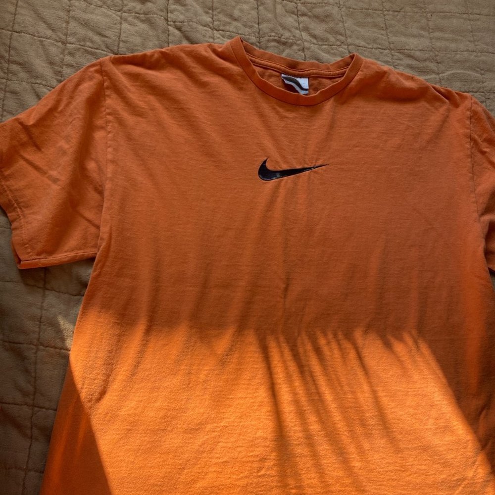 Vintage Orange Nike T-Shirt | Size XL Classic Retro